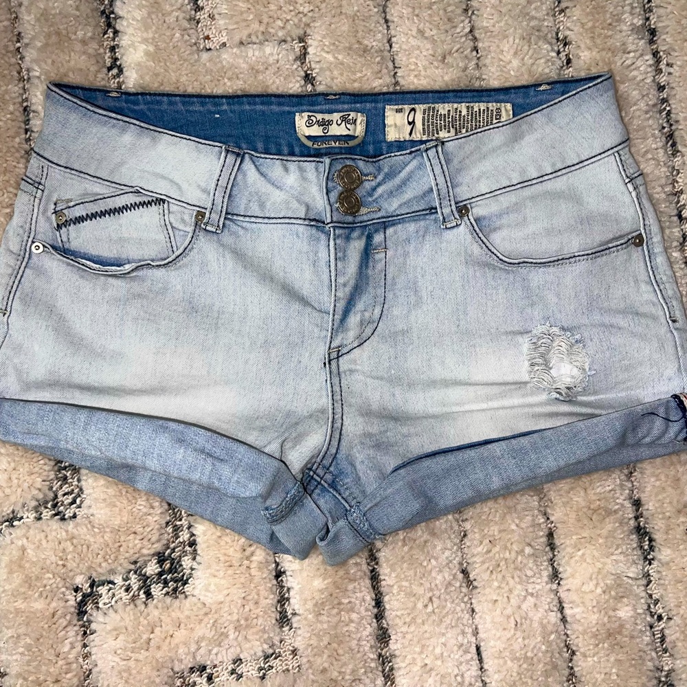 Indigo Rein Denim Shorts